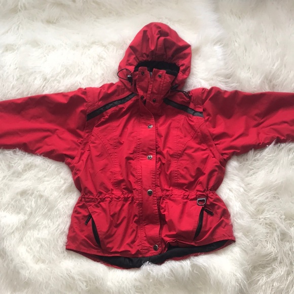 Roffe Jackets & Blazers - VTG ROFFE CHALLENGE RED SKI PARKA